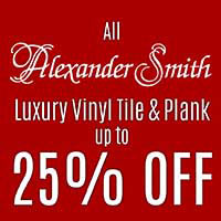 Up to 25% OFF all Alexander Smith luxury vinyl tile & plank this month at New Mexico Flooring Solutions in Albuquerque.