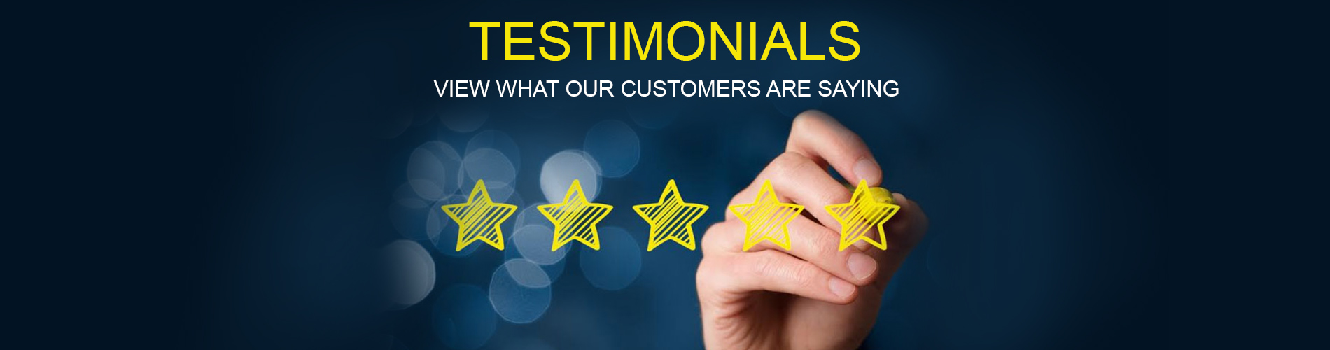 Read testimonials & reviews of what our customers say about us!